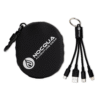 Nocqua 10,000mAh Powerbank, LED Light, Carabiner, Compass, Soft Case + Quad Charging Cable