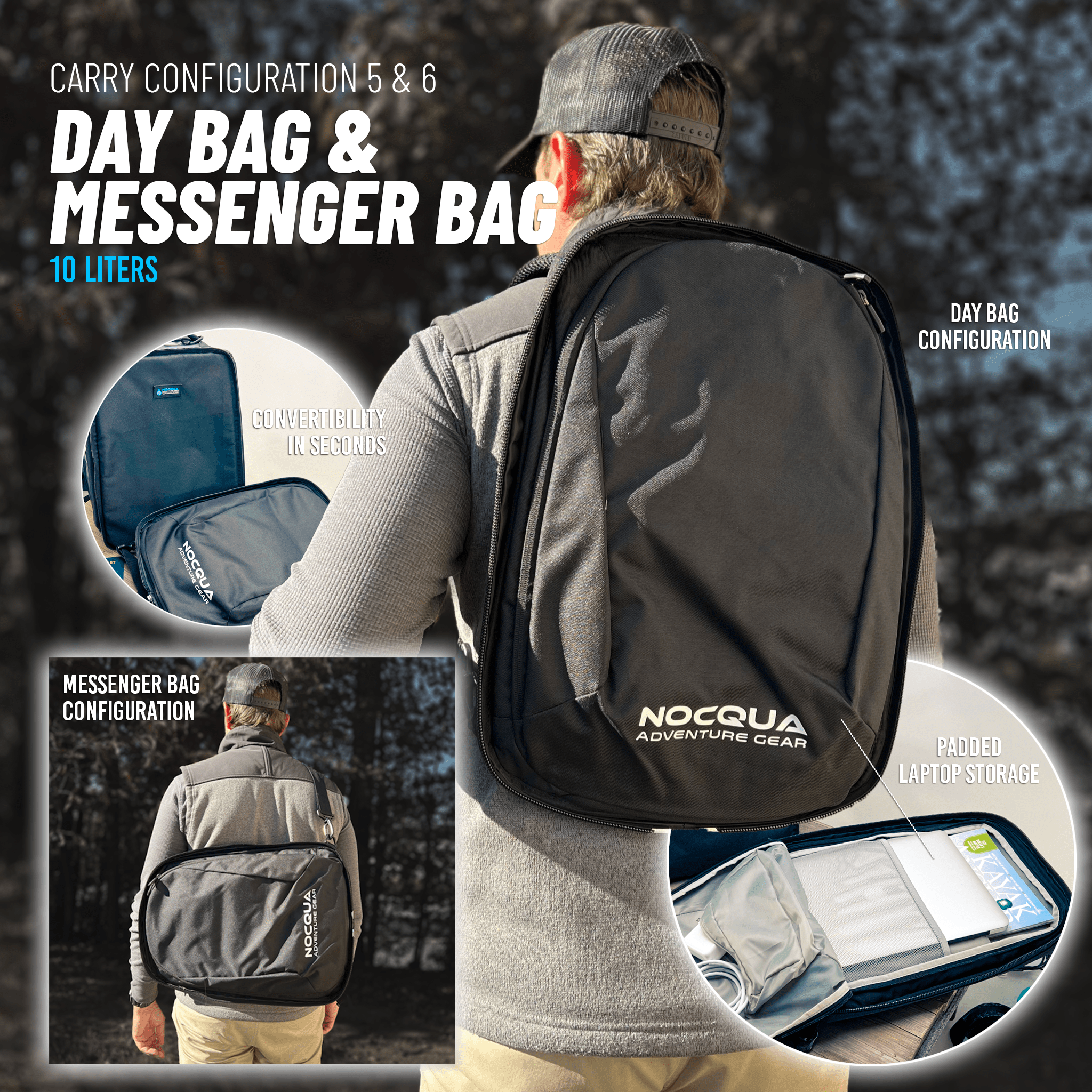vaqutaux voyage パーカー Nocqua Traveler Backpack - NOCQUA Adventure Gear