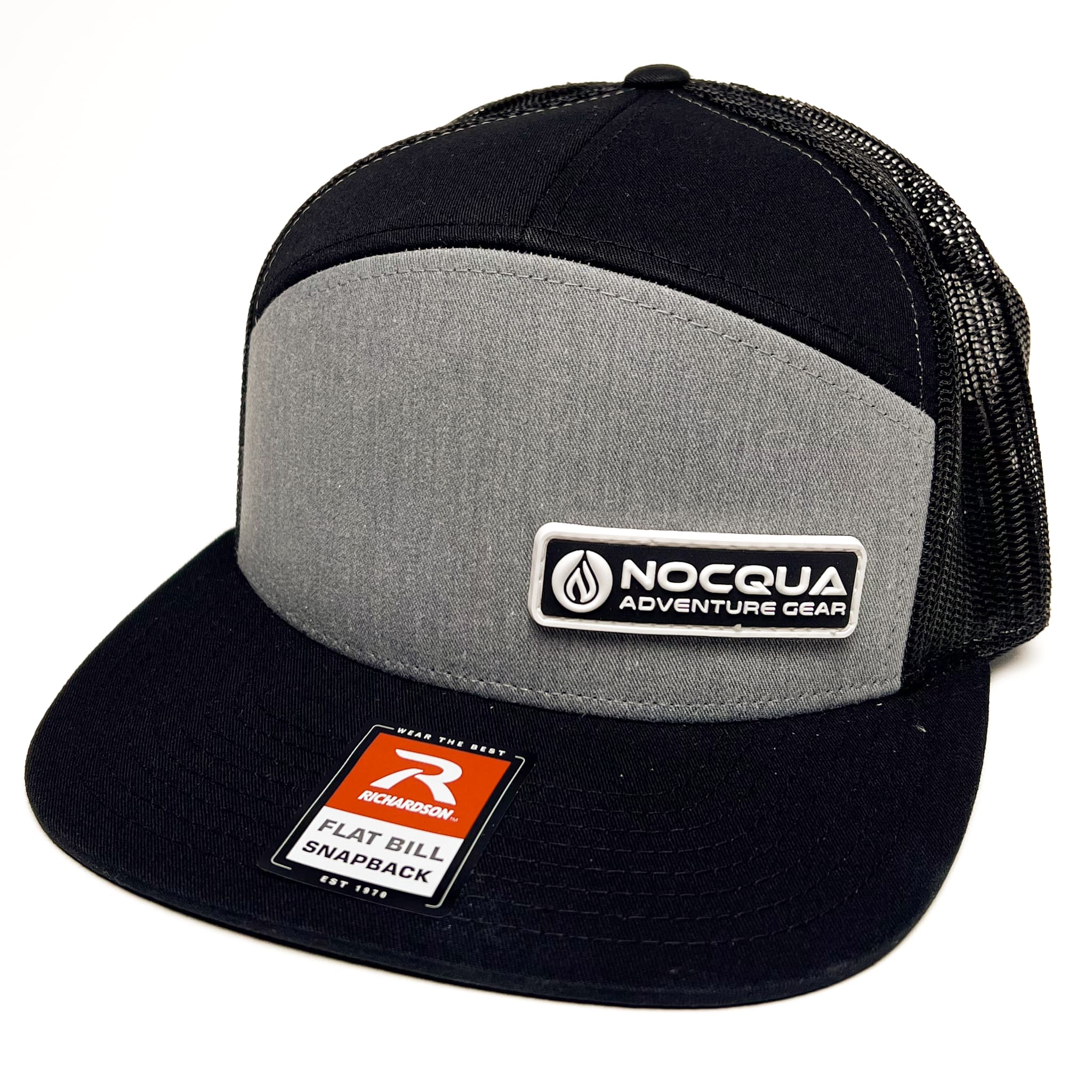 Nocqua Snapback Cap- Black & Grey