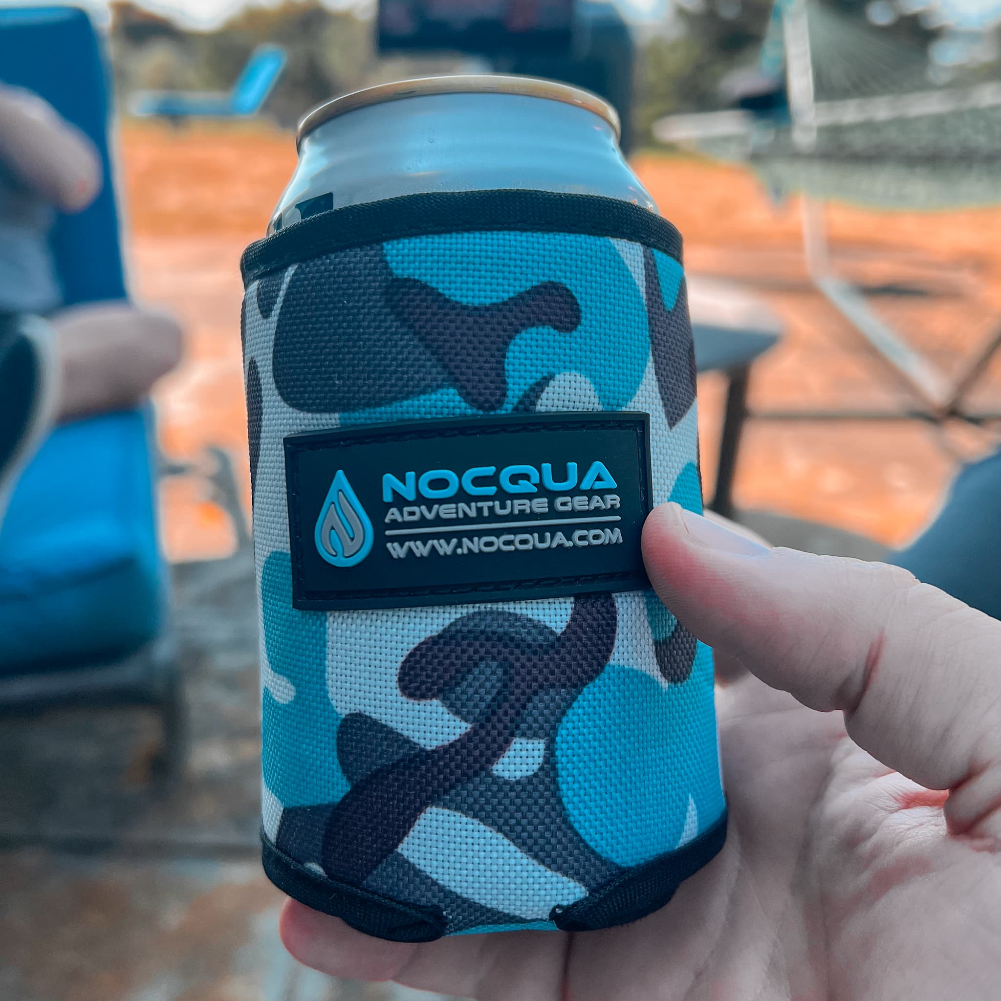 Nocqua Camo Can Cooler