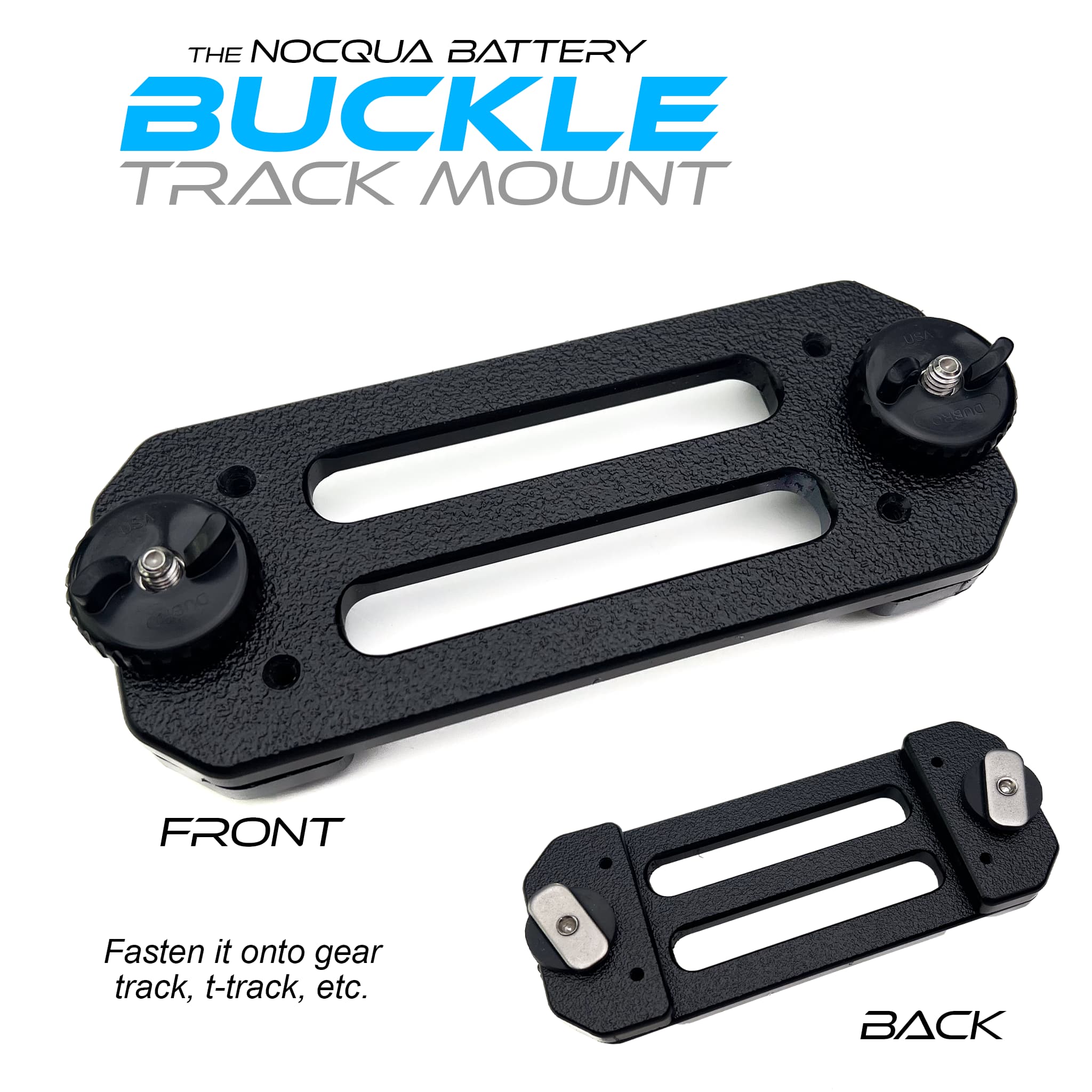 NOCQUA Battery Buckle Track Mount Image 3