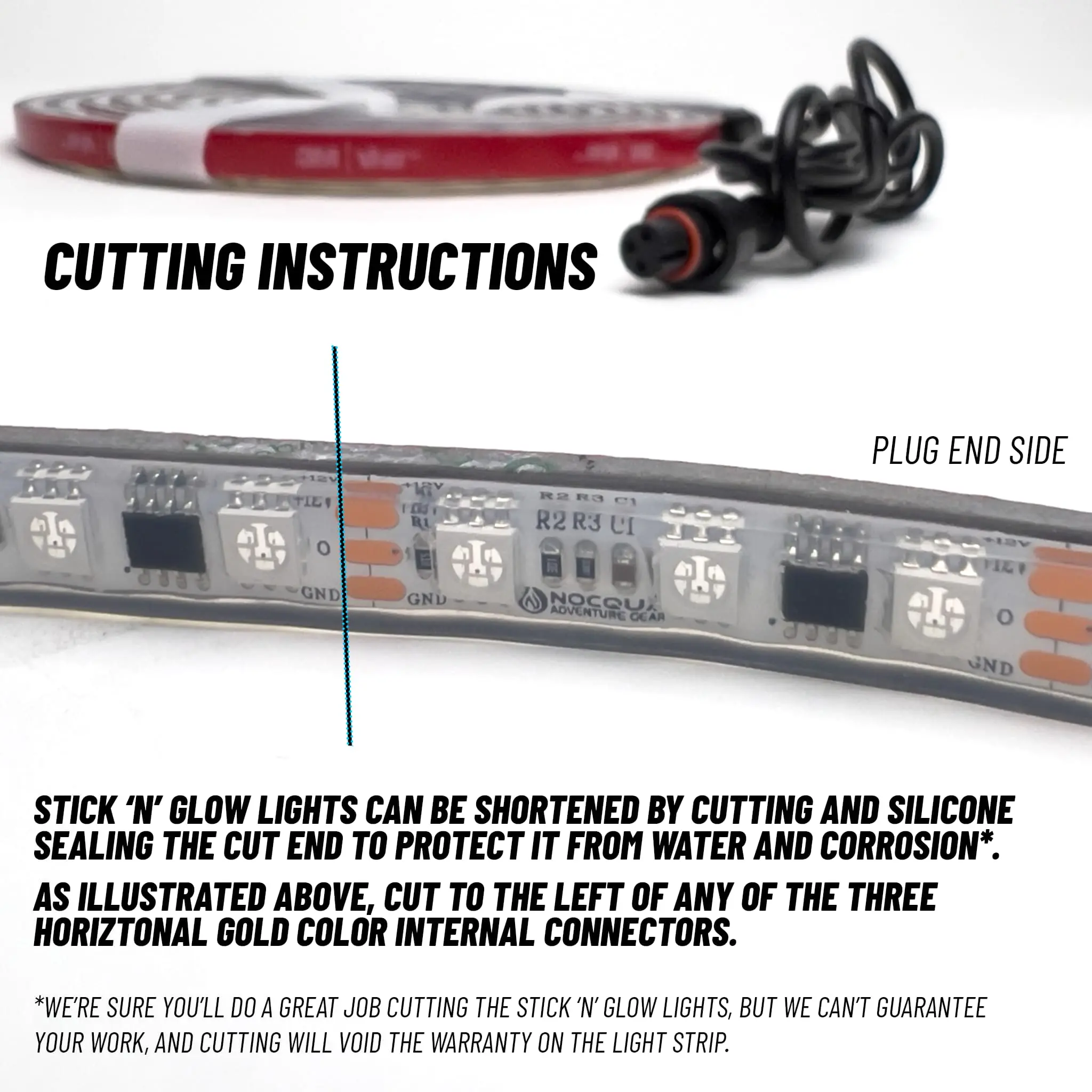 Stick 'N' Glow Accent Lights | Nocqua Adventure Gear